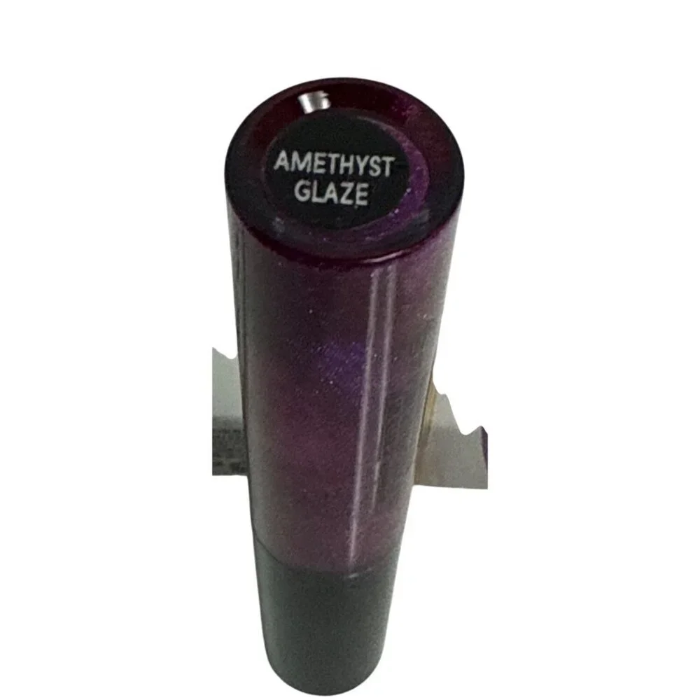 Laura Geller Color Luster Lip Gloss Amethyst Glaze Top Coat High-Def NEW